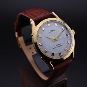 Oris Vintage Swiss 17 Jewels Hand-Wound Mechanical Men's Watch - FREE SHIPPING